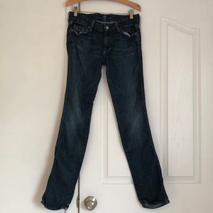 7 for all mankind size 26 Kate darkwash jeans